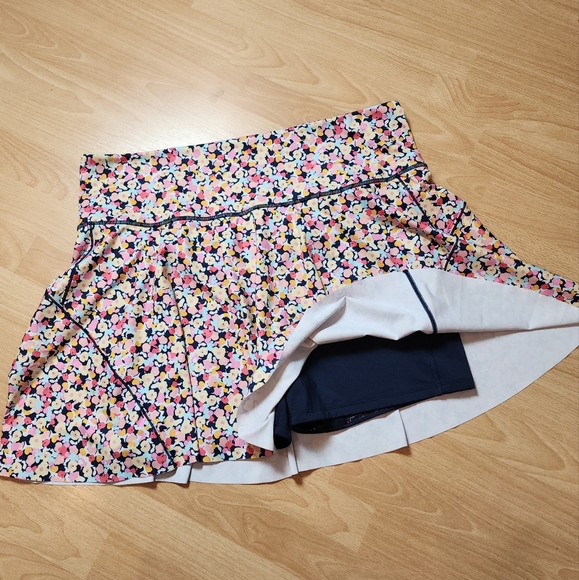 Athleta Ace Printed Skort Volley Floral Lunaria Tennis Running Size 2X - Picture 1 of 16